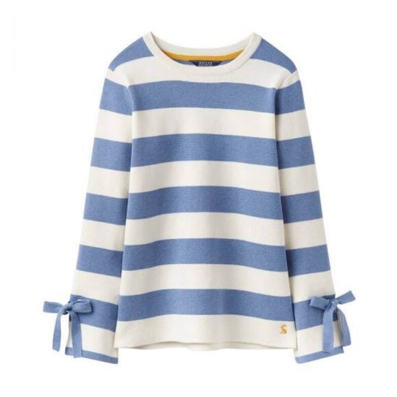 Joules Wool Blend Stripped Sweater, UK 10 - Picture 2 of 9